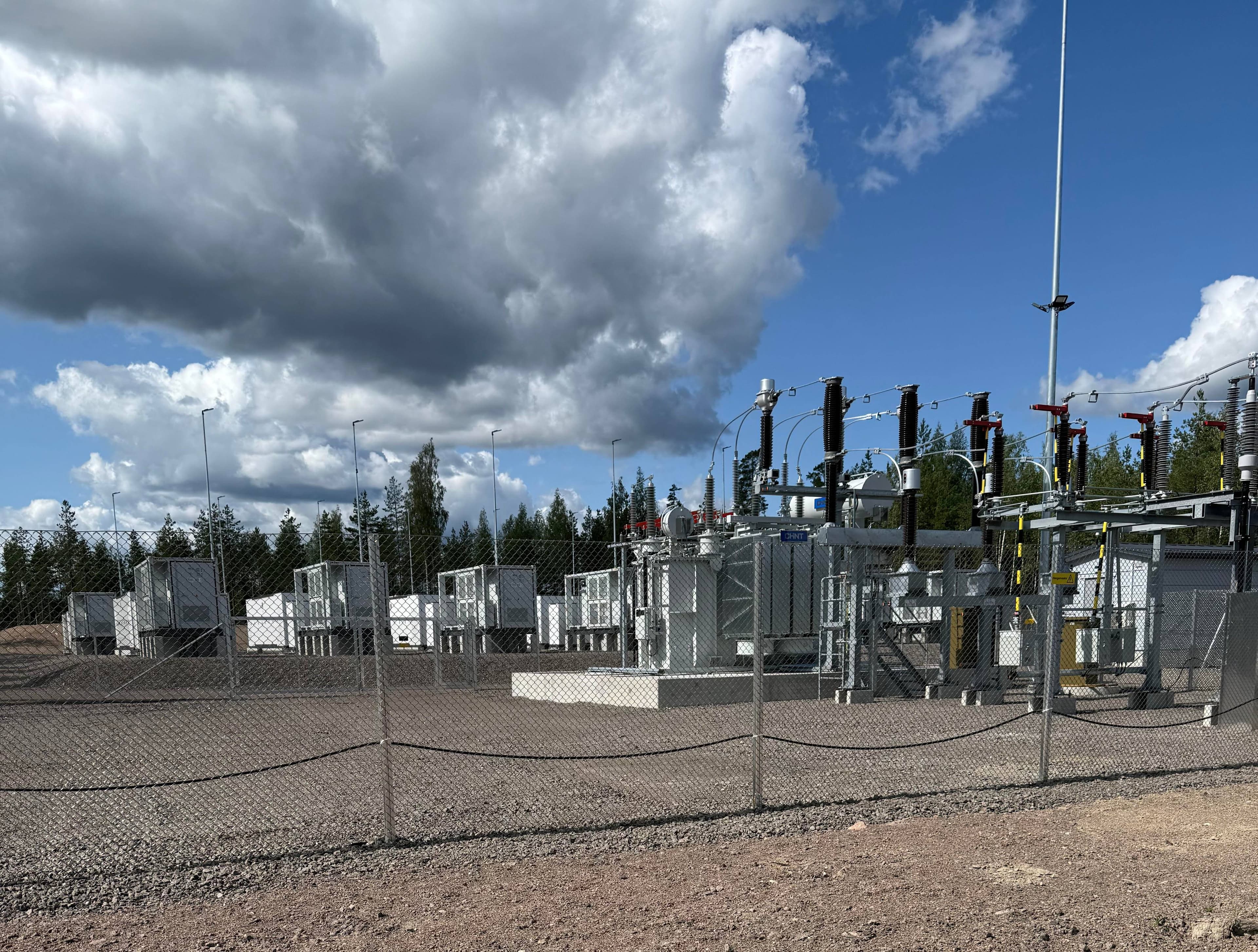 Sungrow batterianläggning i Finland — inspektion och korrosionsskydd av Globe Energy